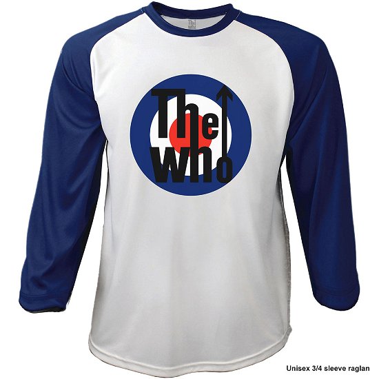 Cover for The Who · The Who Unisex Raglan T-Shirt: 1969 Pinball Wizard (T-shirt) [size S] [Blue, White - Unisex edition]