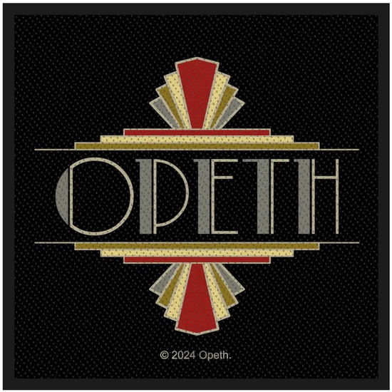 Cover for Opeth · Opeth Woven Patch: Art Deco Logo (Patch) (2025)