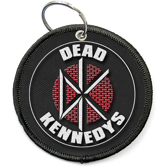 Dead Kennedys Keychain: Circle Logo (Double Sided Patch) - Dead Kennedys - Merchandise -  - 5056368603761 - 