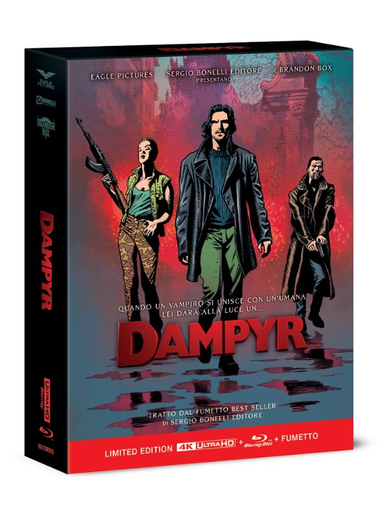 Cover for Frida Gustavsson,stuart Martin,david Morrissey · Dampyr (4k Ultra Hd+blu-ray Hd+fumetto) (Blu-ray) (2023)