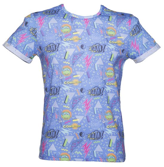 Sublimation Blue Print (T-Shirt Unisex Tg. XL) - Teenage Mutant Ninja Turtles - Merchandise -  - 8718526056761 - 