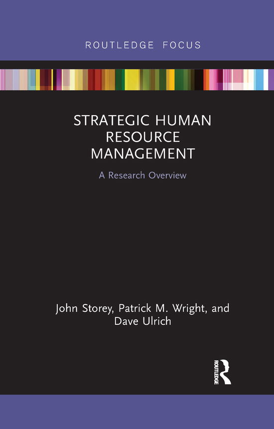 Cover for Storey, John (University of Sunderland, UK) · Strategic Human Resource Management: A Research Overview - State of the Art in Business Research (Taschenbuch) (2020)