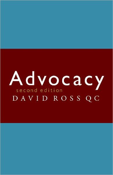 Cover for David Ross · Advocacy (Paperback Book) [2 Revised edition] (2007)