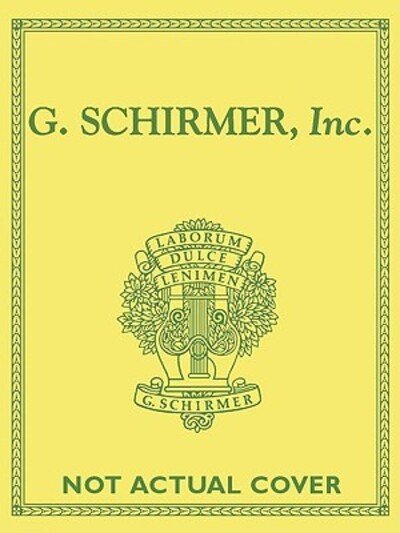 Messiah (Oratorio, 1741) - George Frideric Handel - Libros - G. Schirmer, Inc. - 9780793553761 - 1 de noviembre de 1986