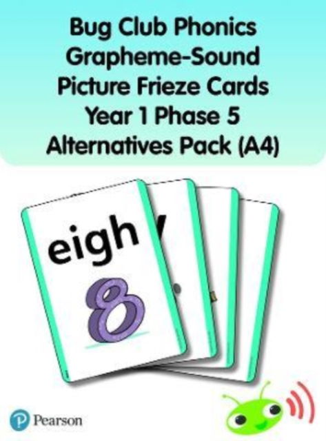 Cover for Rhona Johnston · Bug Club Phonics Grapheme-Sound Picture Frieze Cards Year 1 Phase 5 alternatives (A4) - Phonics Bug (Flashcards) (2022)