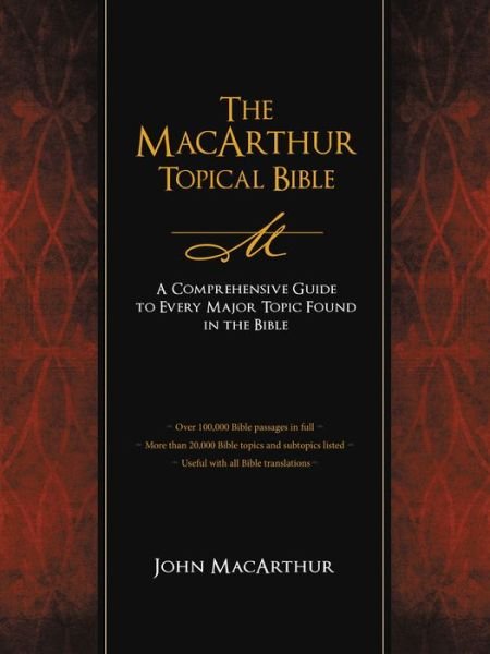 Cover for John Macarthur · The Macarthur Topical Bible (Gebundenes Buch) (2010)