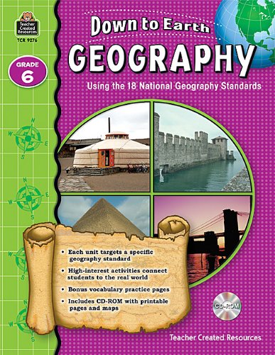 Cover for Ruth Foster · Down to Earth Geography, Grade 6 (Paperback Book) (2008)