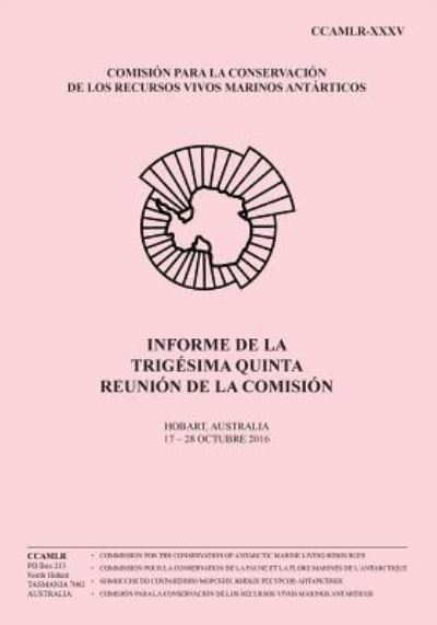 Cover for Comision Para La Conservacion De Los R · Informe de la Trig sima Quinta Reuni n de la Comisi n (Paperback Book) (2017)