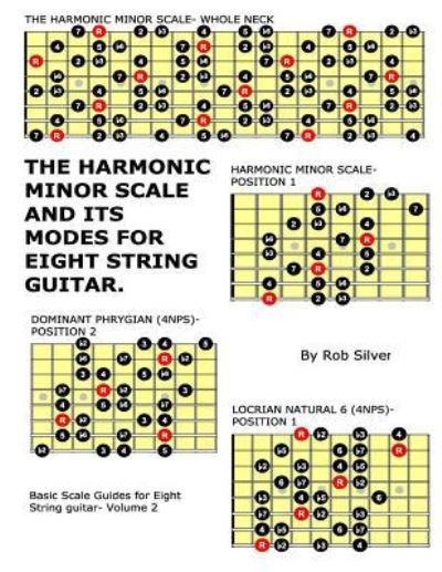 Cover for Rob Silver · The Harmonic Minor Scale and its Modes for Eight String Guitar (Paperback Bog) (2017)