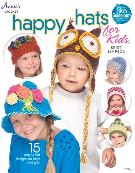 Cover for Kristi Simpson · Happy Hats for Kids: 15 Playful Hat Designs for Boys and Girls (Paperback Book) (2015)