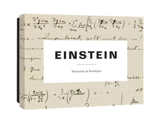 Cover for Princeton Architectural Press · Einstein Notecards (Flashcards) (2017)