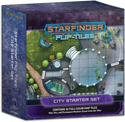 Starfinder Flip-Tiles: City Starter Set - Jason Engle - Brætspil - Paizo Publishing, LLC - 9781640782761 - 27. oktober 2020