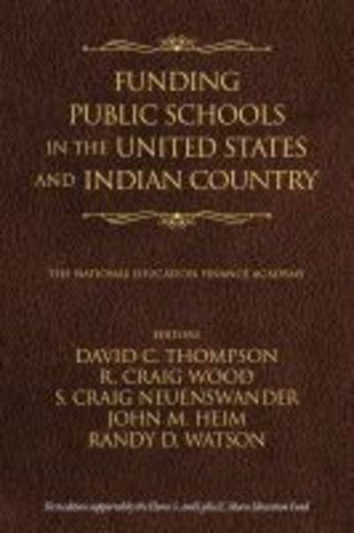 Cover for Funding Public Schools in the United States and Indian Country (Paperback Book) (2019)