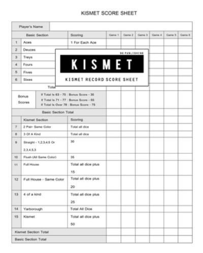 Cover for Bg Publishing · BG Publishing Kismet Score Sheet (Pocketbok) (2020)