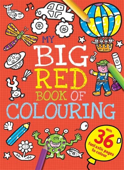 Cover for My Big Red Book of Colouring (Book)