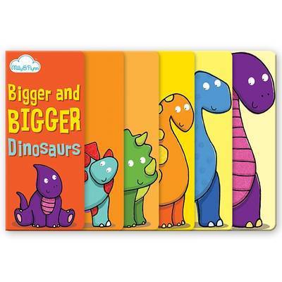 Cover for Moira Butterfield · Bigger and Bigger Dinosaurs (Layered Page Story Board Book) (Hardcover Book) [New edition] (2015)