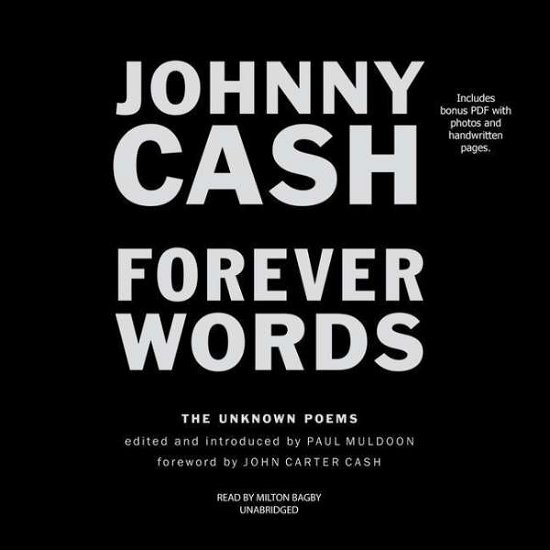 Cover for Johnny Cash · Forever Words The Unknown Poems (CD) (2018)