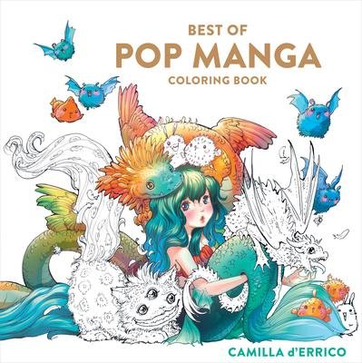 Cover for Camilla D'Errico · Best of Pop Manga Coloring Book (Paperback Bog) (2023)