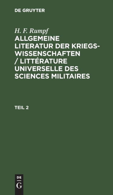 Cover for H. F. Rumpf (N/A) (1901)
