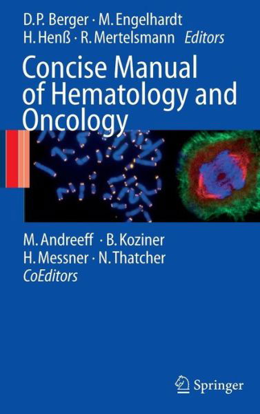 Cover for D P Berger · Concise Manual of Hematology and Oncology (Innbunden bok) [2008 edition] (2008)
