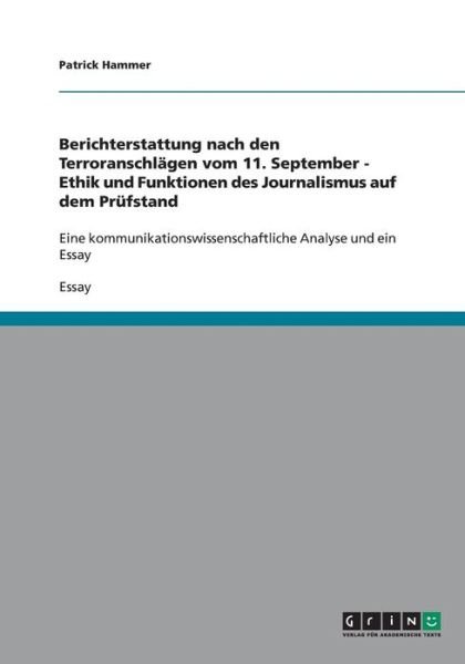 Cover for Hammer · Berichterstattung nach den Terro (Book) [German edition] (2008)