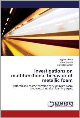 Cover for Surender Kumar · Investigations on Multifunctional Behavior of Metallic Foam: Synthesis and Characterization of Aluminium Foam Produced Using Dual Foaming Agent (Paperback Book) (2012)