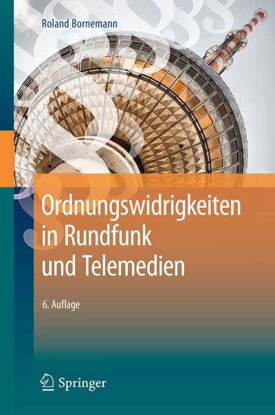 Cover for Bornemann · Ordnungswidrigkeiten in Rundf (Book) [6th 6. Aufl. 2018 edition] (2017)