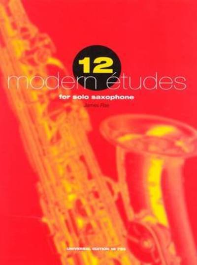 Cover for James Rae · 12 Modern Etudes For Solo Saxophone (Book) (1999)