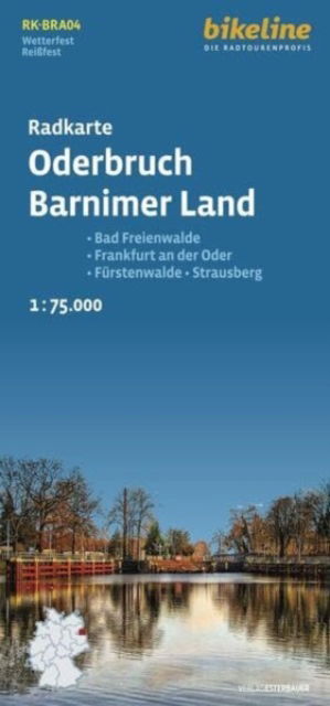 Cover for Oderbruch / Barnimer Land cycle map - Radkarten (Map) (2023)