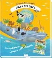 Trötsch Kinderatlas Das große Entdeckerbuch Atlas der Tiere - Trötsch Verlag GmbH & Co.KG - Książki - Trötsch Verlag GmbH & Co. KG - 9783965526761 - 6 kwietnia 2022