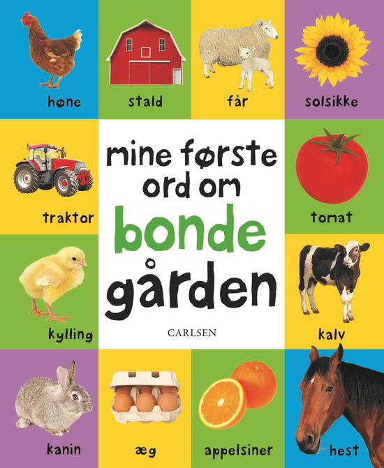 Cover for . · Mine første ord om bondegården (Pappbok) [1. utgave] (2019)