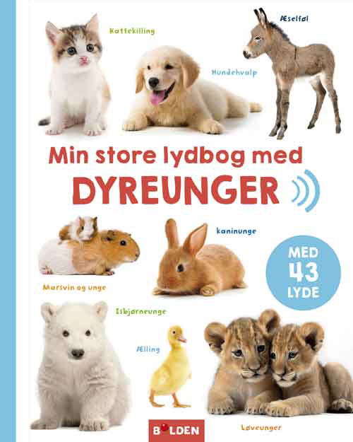 Min store lydbog med dyreunger (Bound Book) [1st edition] (2024)