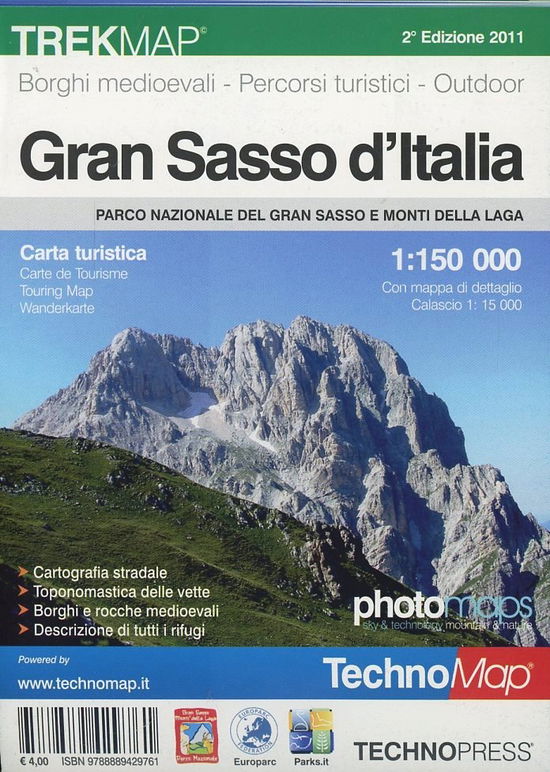 Cover for Aa.Vv. · Gran Sasso D'italia. Carta Turistica 1:15.000 (Buch)