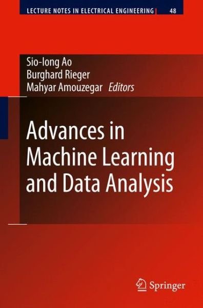Cover for Sio-iong Ao · Advances in Machine Learning and Data Analysis - Lecture Notes in Electrical Engineering (Gebundenes Buch) (2009)