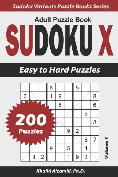 Cover for Khalid Alzamili · Sudoku X Adult Puzzle Book (Paperback Book) (2021)