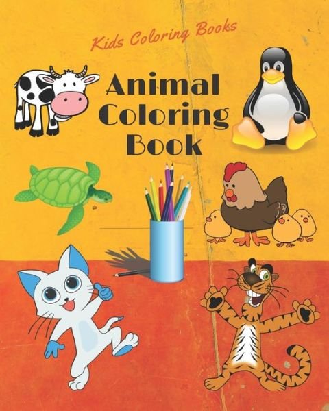Cover for Coloring Book · Animal Coloring Book (Paperback Book) (2020)