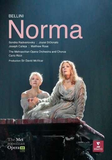 Cover for Radvanovsky / Didonato / Calleja · Bellini / Norma (DVD) (2018)