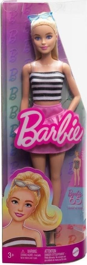 Cover for Mattel · Mattel Barbie Doll - Fashionistas #213 Black And White Shirt And Pink Skirt Doll (hrh11) (MERCH)