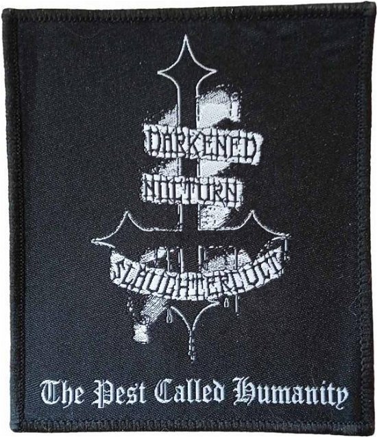 Cover for Darkened Nocturn Slaughtercult · Patch Pest Called Humanity (8,6 x 10 cm) (MERCH) (2023)
