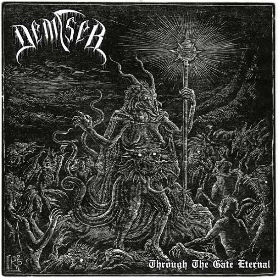 Cover for Demiser · Through the Gate Eternal (LP) [Blackened Silver Vinyl edition] (2021)