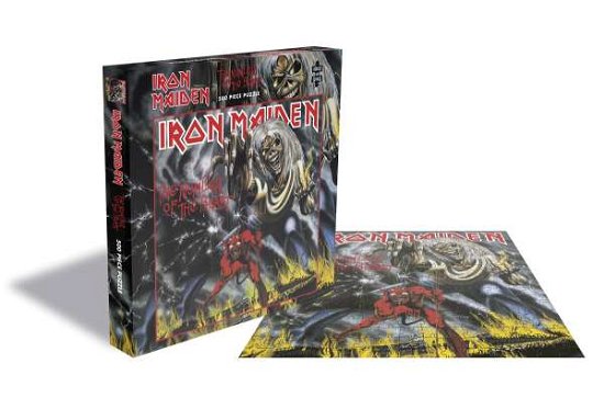 The Number of the Beast (500 Piece Jigsaw Puzzle) - Iron Maiden - Brætspil - ROCK SAW PUZZLES - 0803343228762 - 8. maj 2019