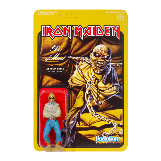 Iron Maiden Reaction Figure - Piece Of Mind (Album Art) - Iron Maiden - Produtos - SUPER 7 - 0840049800762 - 16 de março de 2020