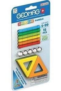 Geomag: Supercolor Panels Recycled Blister 15 Pz - Geomag - Merchandise - Geomag - 0871772003762 - 
