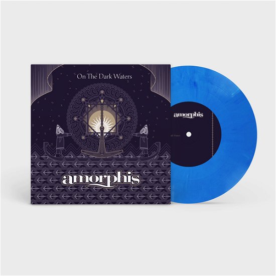 Cover for Amorphis · On the Dark Waters (Blue / White Marbled Vinyl) (7&quot;) (2022)