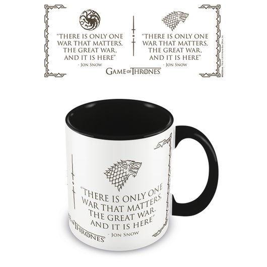 Coloured Inner Mug - War Black - GAME OF THRONES - Merchandise - GAME OF THRONES - 5050574254762 - 24. april 2019