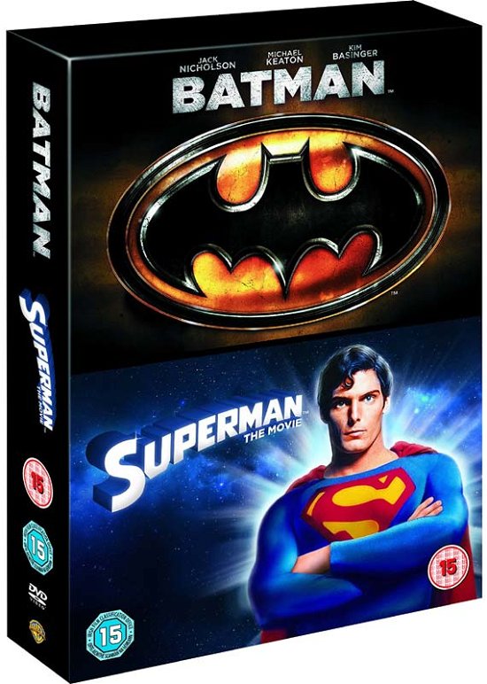 Cover for Batman  Superman · Batman - The Movie / Superman - The Movie (DVD) (2016)