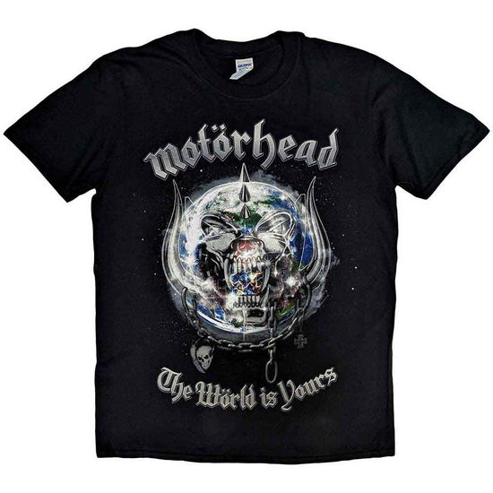 Motorhead Unisex T-Shirt: The World is your Album - Motörhead - Merchandise - ROFF - 5055295347762 - 6. juli 2016