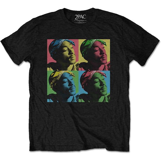 Cover for Tupac · Tupac Unisex T-Shirt: Pop Art (T-shirt) [size S] [Black - Unisex edition]