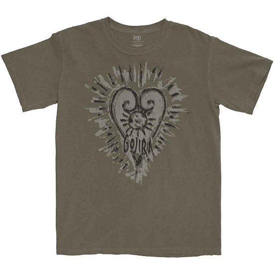 Gojira Unisex T-Shirt: Fortitude Heart - Gojira - Merchandise -  - 5056368664762 - 