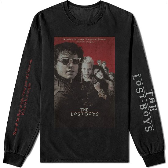 Cover for Warner Bros · Warner Bros Unisex Long Sleeve T-Shirt: Lost Boys Fun To Be A Vampire (CLOTHES) [size M] [Black - Unisex edition]